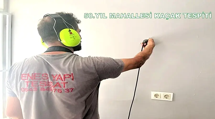 50.Yıl Mahallesi Su Kaçağı Tespiti